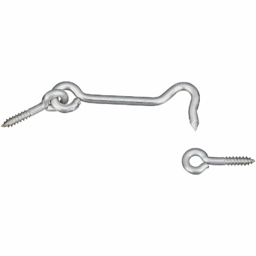 National Stainless Steel 3 In. Hook & Eye Bolt N348-409 Perspective: front