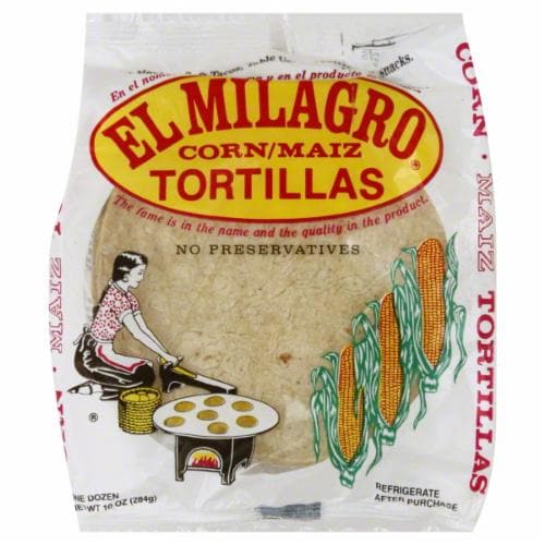 El Milagro Corn Tortillas Perspective: front