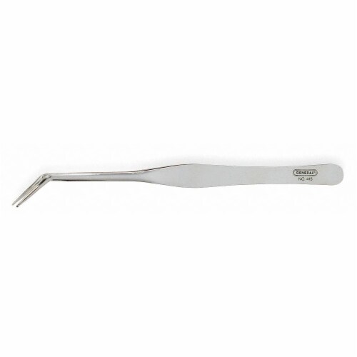 General Tools Tweezer,Curved Point  3G971 Perspective: front