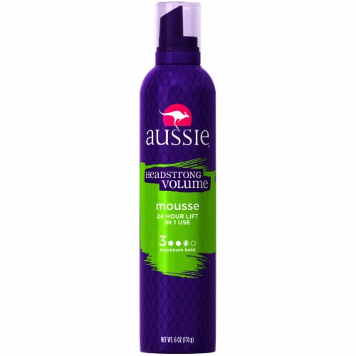 Aussie Headstrong Volume Mousse Perspective: front