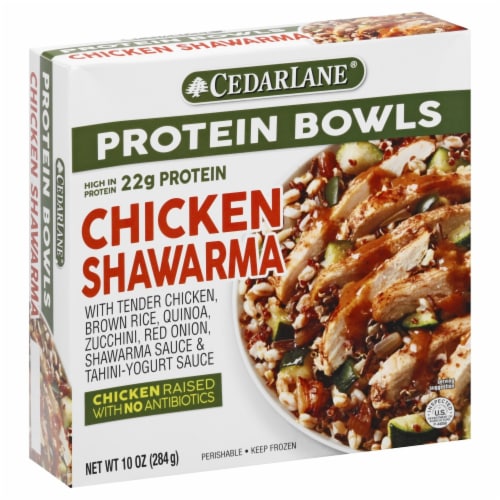 CedarLane® Chicken Shawarma Protein Bowls Perspective: front