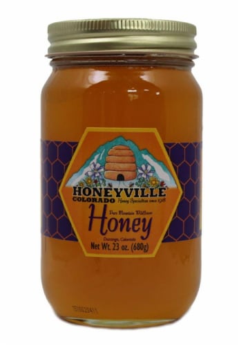 Honeyville Pure Mountain Wildflower Honey Perspective: front