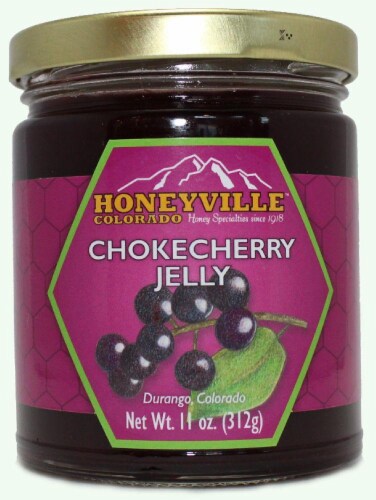 Honeyville Chokecherry Jelly Perspective: front