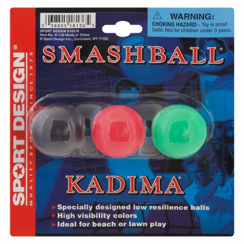 Sport Design® Smashball® Kadima® Replacement Balls Perspective: front