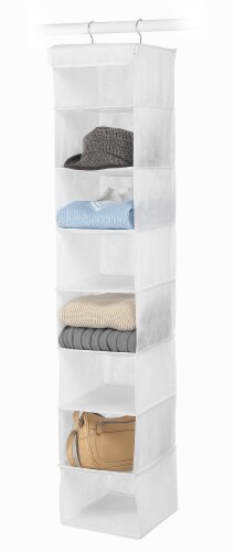Whitmore Hanging Shelves - White Perspective: front