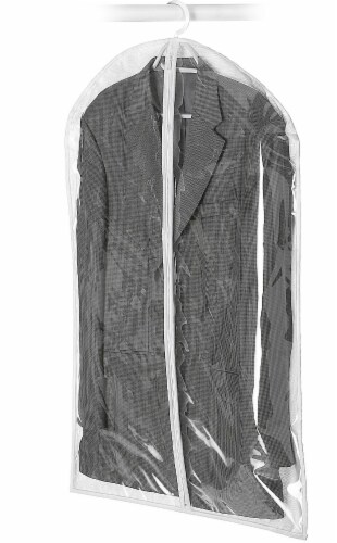 Whitmor Suit Bag - White/Clear Perspective: front