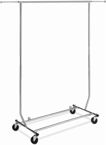 Chrome Commercial Folding Garment Rack