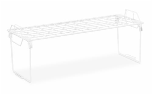 Whitmor Grid Stacking Shelf - White Perspective: front