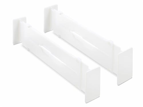 Whitmor Adjustable Drawer Dividers - Set of 2 Perspective: front