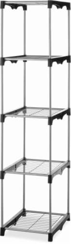 Whitmor 5-Tier Shelf Tower Perspective: front
