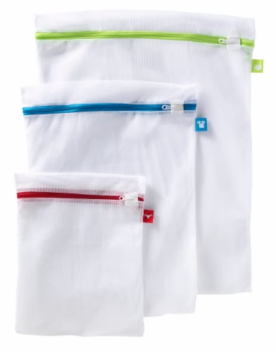 Whitmor Mesh Wash Bags - White Perspective: front