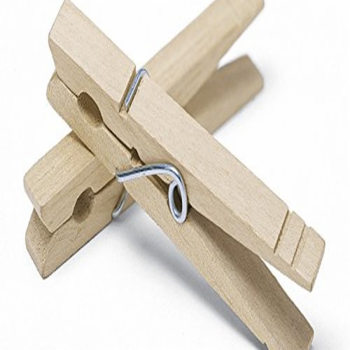 Closet & Laundry clothespins Perspective: front