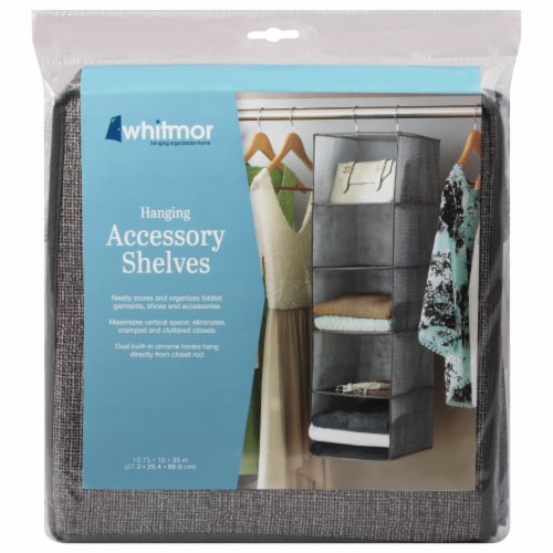 Whitmor Hanging Accessory Shelves Perspective: front