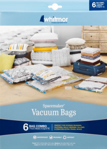 Whitmor Spacemaker Vacuum Bags, Combo - 3 bags