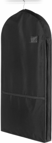Whitmor Deluxe Black Garment Bag Perspective: front