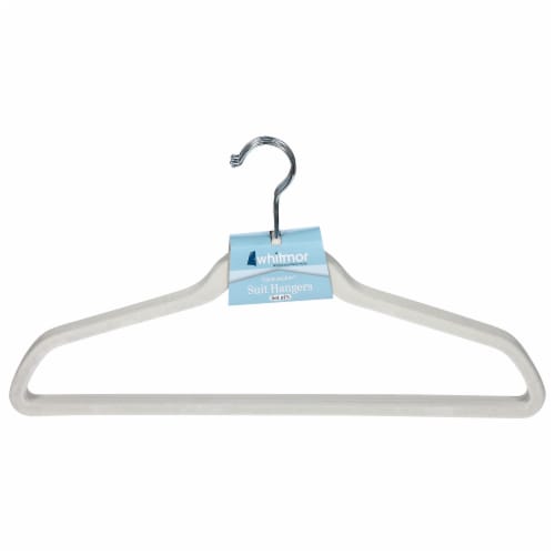 Whitmor Spacemaker Suit Hangers - Gray Perspective: front