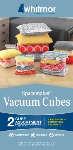 Whitmor Spacemaker Vacuum Cubes, 2 ct - Smith's Food and Drug