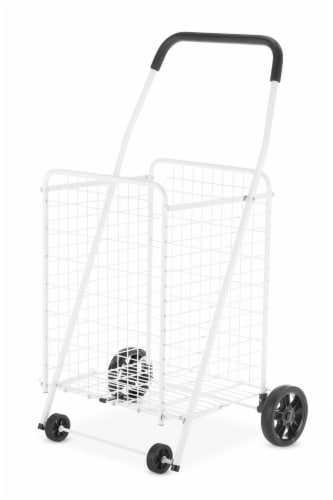 Commercial Large Rolling Canvas Bin Laundry Hamper on Wheels, White, Large  - Fred Meyer