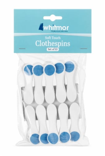 Whitmor Soft Touch Clothespins Perspective: front
