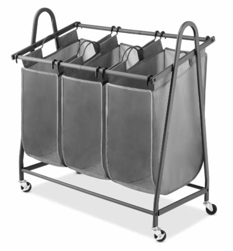 Whitmor Triple Arched Sorter - Gunmetal Gray Perspective: front