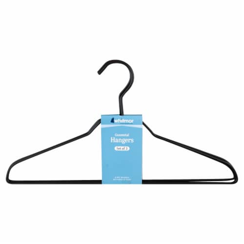 Whitmor Suit Hangers - Gunmetal Gray Perspective: front