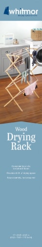 Whitmor Wood Drying Rack Perspective: front