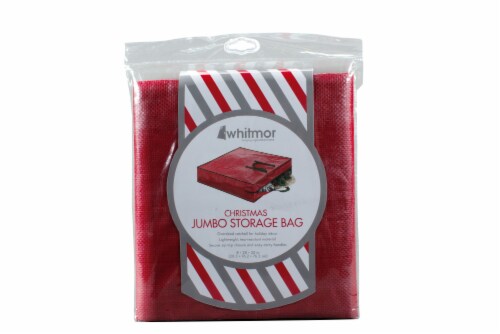 Whitmor Christmas Jumbo Storage Bag - Red Perspective: front