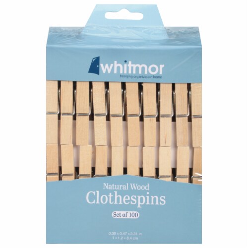 Witmor Wood Clothespins Perspective: front
