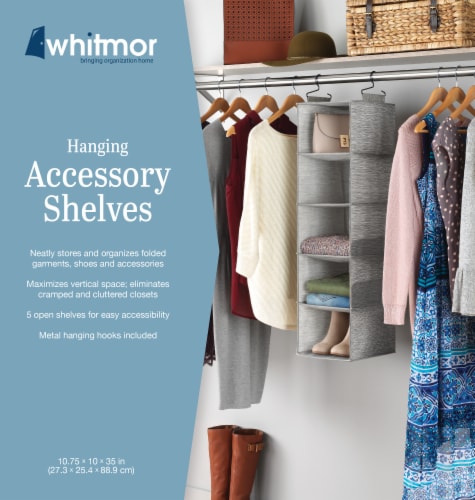 Whitmor Multi-Purpose Hanging Storage Organizer- Space Dyed, 22 x