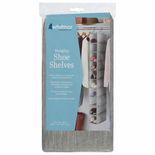 Whitmor Over-the-Door Shoe Bag Organizer - White, 1 ct - Pick 'n Save