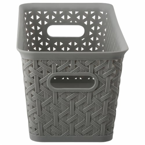 Whitmore Gray Basket Perspective: front