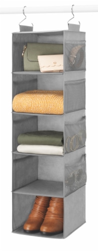 Whitmor 5 Shelf Hanging Organizer Alloy Gray 1 ct City Market