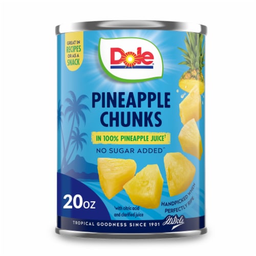 Dole Canned Pineapple Chunks Fruit In