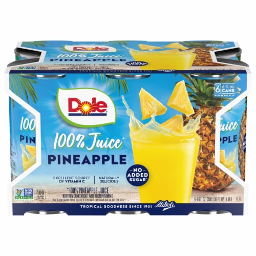 Dole® Pineapple 100% Juice Cans