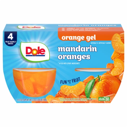 Dole® Fruit Bowls® Mandarins in Orange Flavored Gel Cups