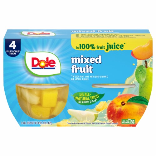 Dole® Mixed Fruit in 100% Fruit Juice Perspective: front