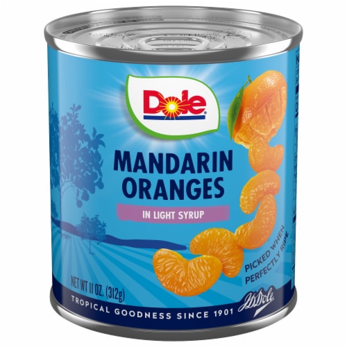 Dole Mandarin Oranges in Light Syrup Perspective: front