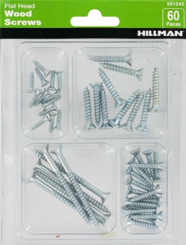 Hillman Flat Head Wood Screws Perspective: front