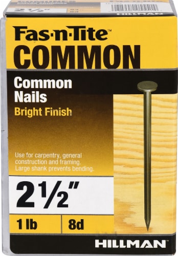 Hillman™ FastnTite™ Bright Finish Common Nails Perspective: front