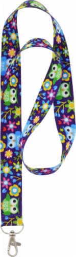 Hillman Owl Lanyard - Multi-Color Perspective: front