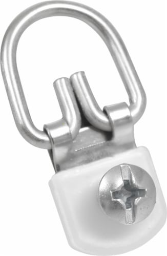 Hillman ReadyScrew D-Ring Small Hanger Perspective: front