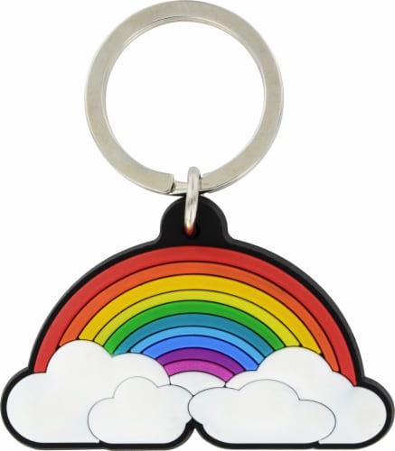 Hillman Rainbow Keyring Perspective: front