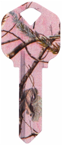 Realtree Camo Blank Key - Pink Perspective: front