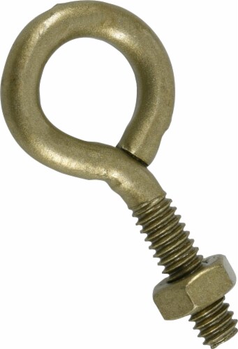 Hillman Durasteel Eye Bolt with Hex Nut - Gold Perspective: front