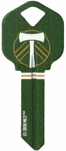 Hillman MLS Portland Timbers Blank Key - Green Perspective: front