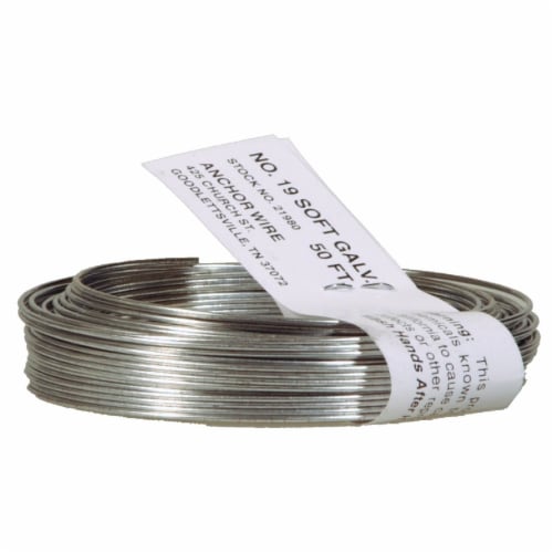 HILLMAN 50' 19G BLACK WIRE 123180 Pack of 12 Perspective: front