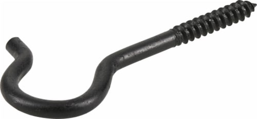 Hillman Screw Hook - Black Perspective: front