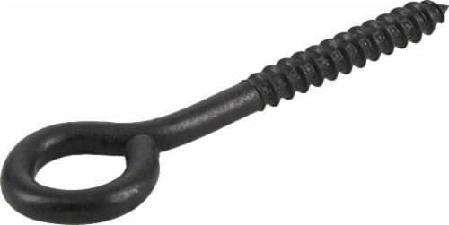 Hillman Hardware Essentials Lag Screw Eye - Black Perspective: front