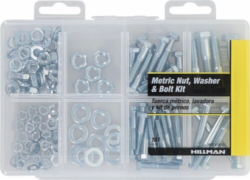 Hillman Metric Nut Washer & Bolt Kit Perspective: front