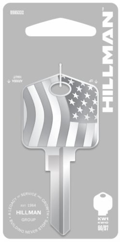 Hillman Coined US Flag Key Perspective: front